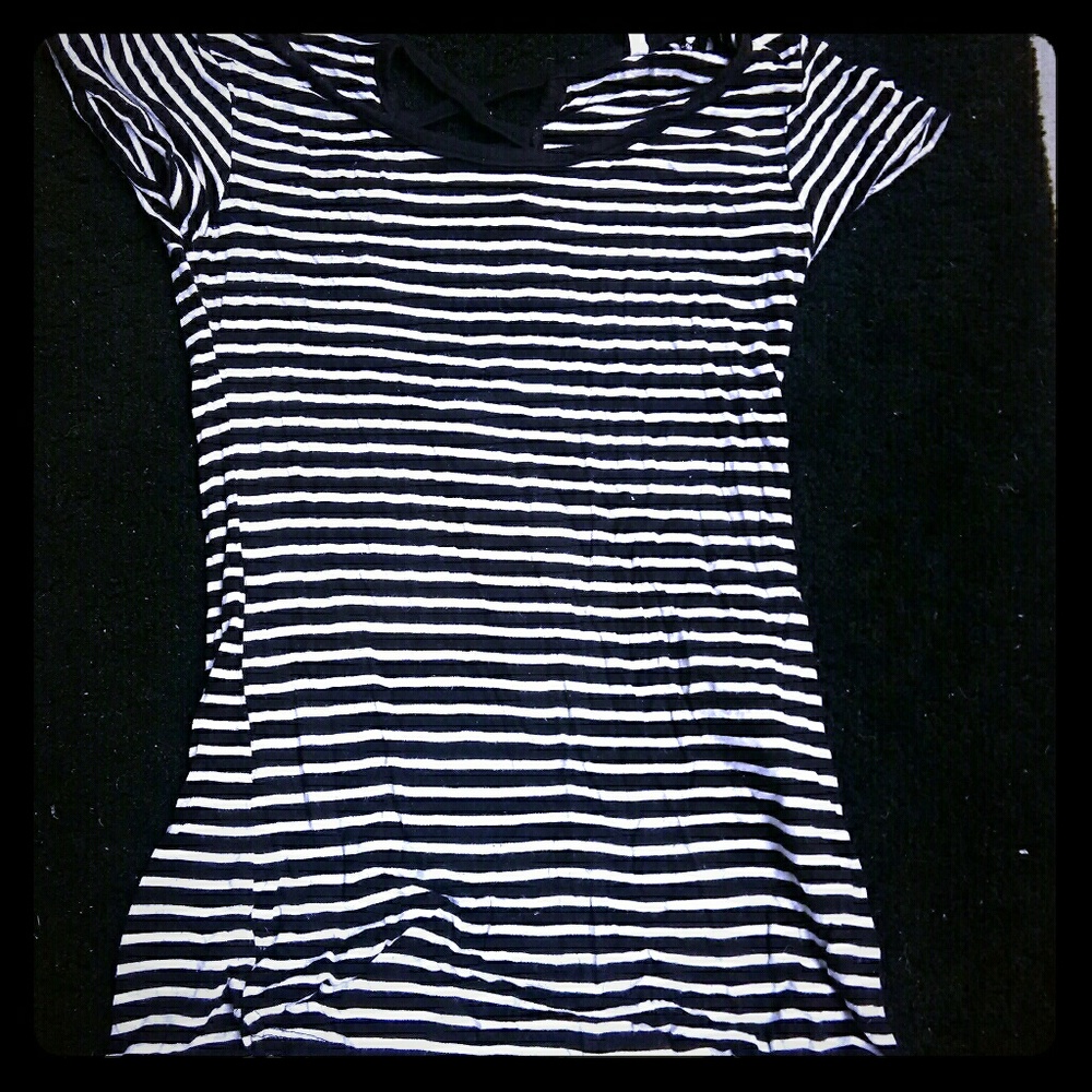 Cross open back Blouse